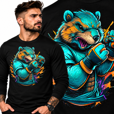 LONGSLEEVE ZWIERZĘTA    BAD ANIMAL